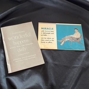 Vintage 50s MASSAGE/MASSAGER Ephemera~Pamphlets/Booklet~MCM